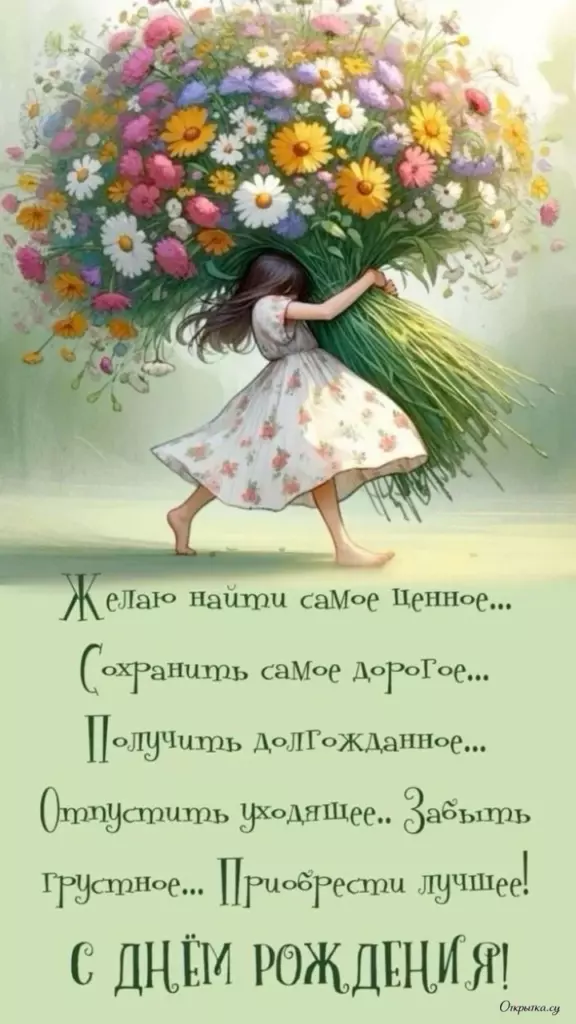 Картинка женщине с днем рождения с пожеланиями с теплыми словами